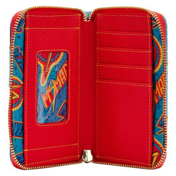 LOUNGEFLY Disney MARVEL Ms. Marvel Cosplay Zip Around Wallet - Picture 4 of 16